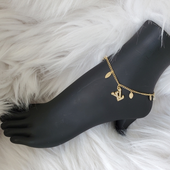 LV with stones anklet - Picture 2 of 4